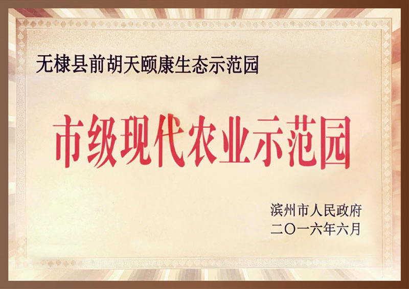 市级农业先进示范园